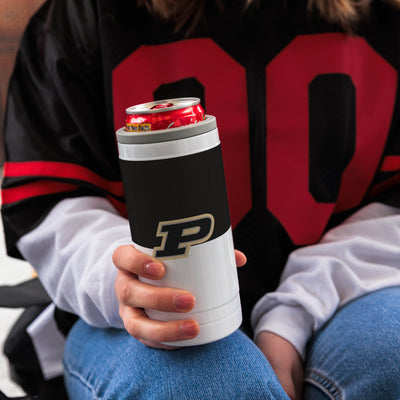 Purdue 12oz Colorblock Slim Can Coolie