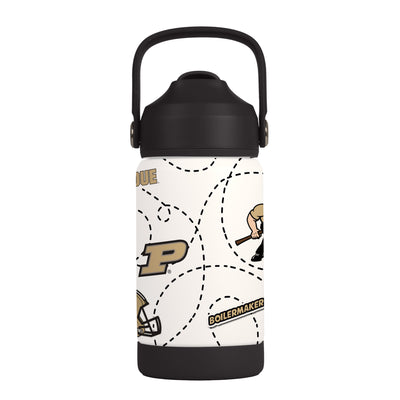 Purdue 12oz Mascot SS Kids Bottle