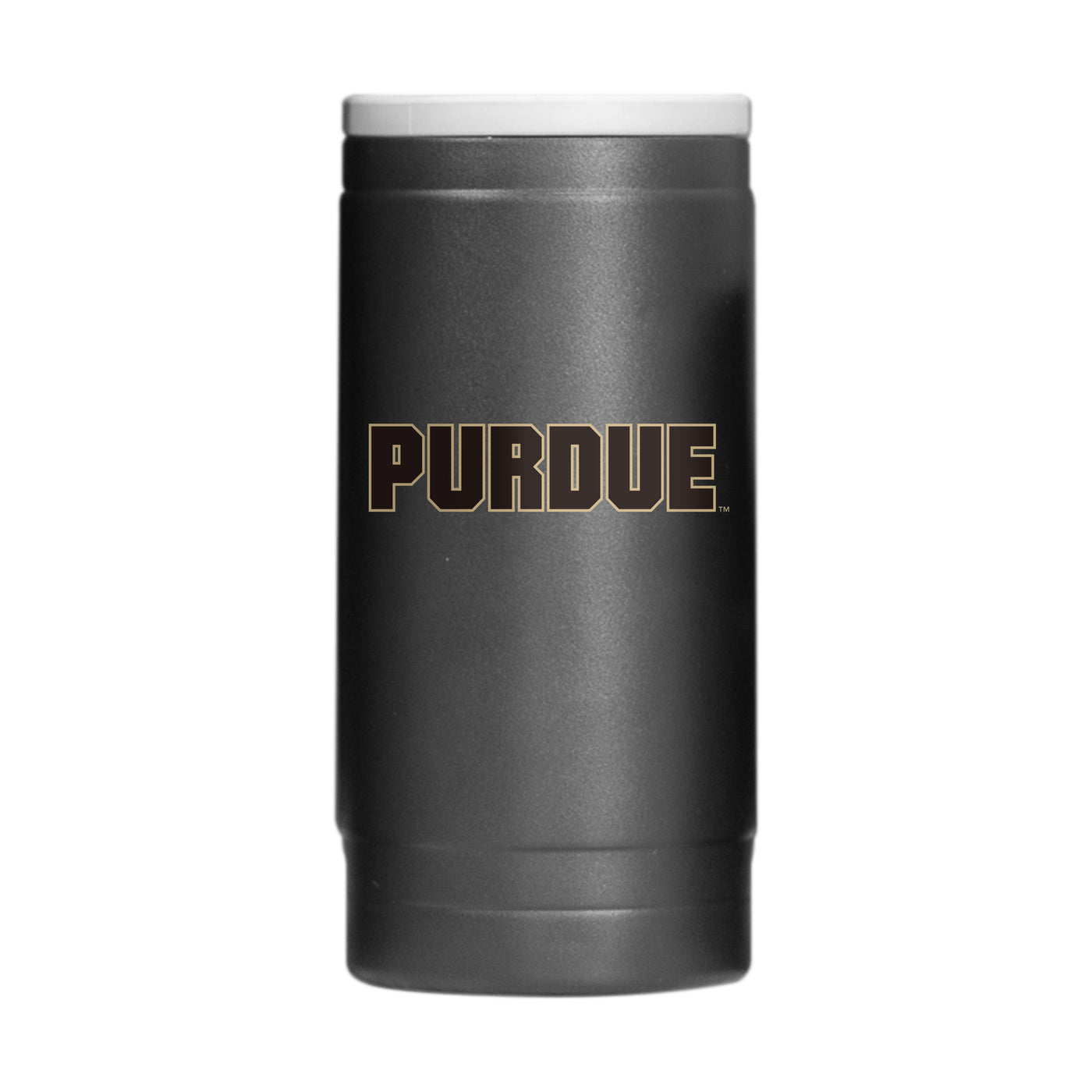 Purdue 12oz Flipside Powdercoat SlimCan Coolie