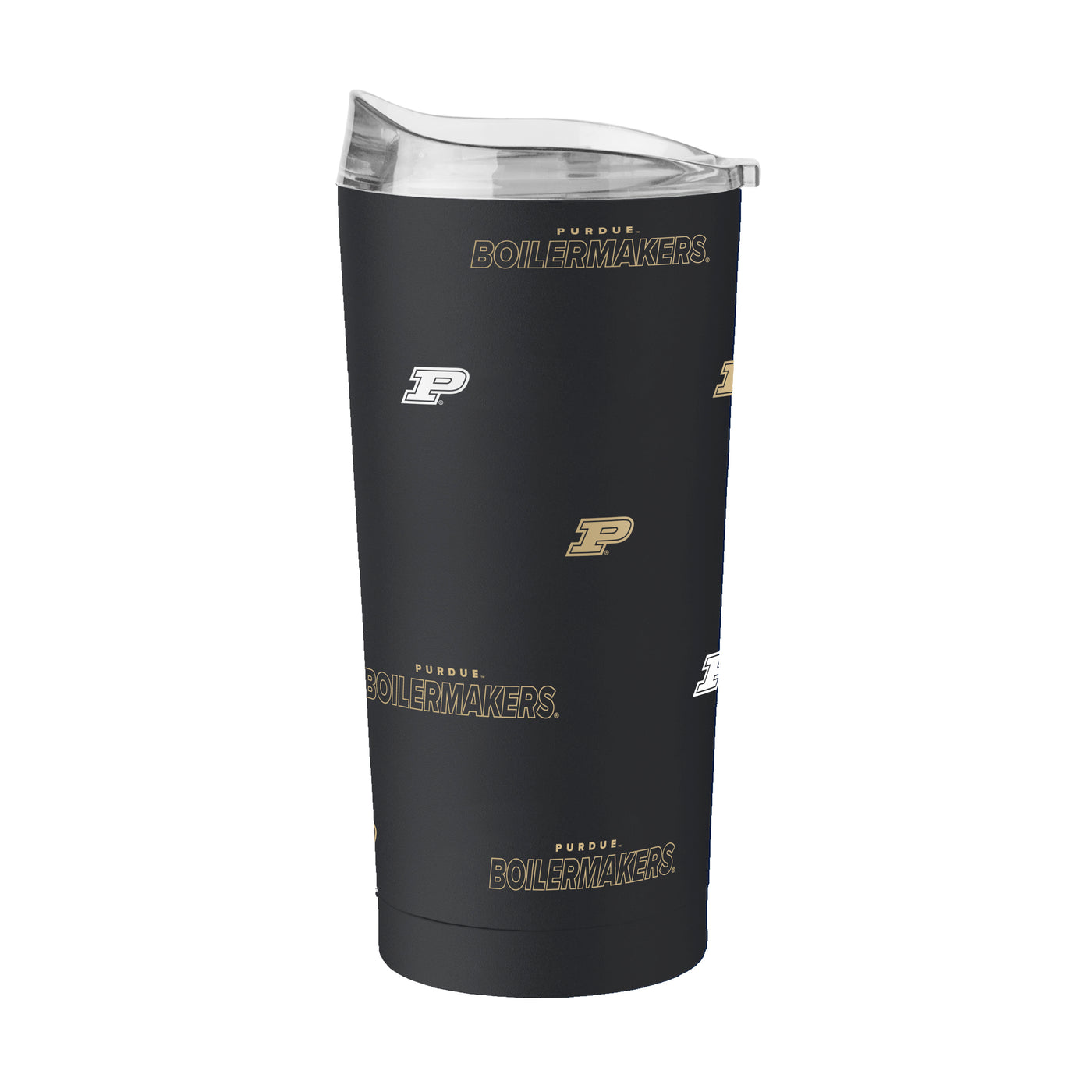 Purdue 20oz Step And Repeat Powder Coat Tumbler