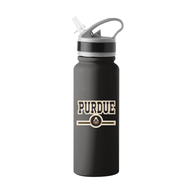 Purdue 25oz Campus Color Letterman Stainless Single Wall Flip Top Bottle