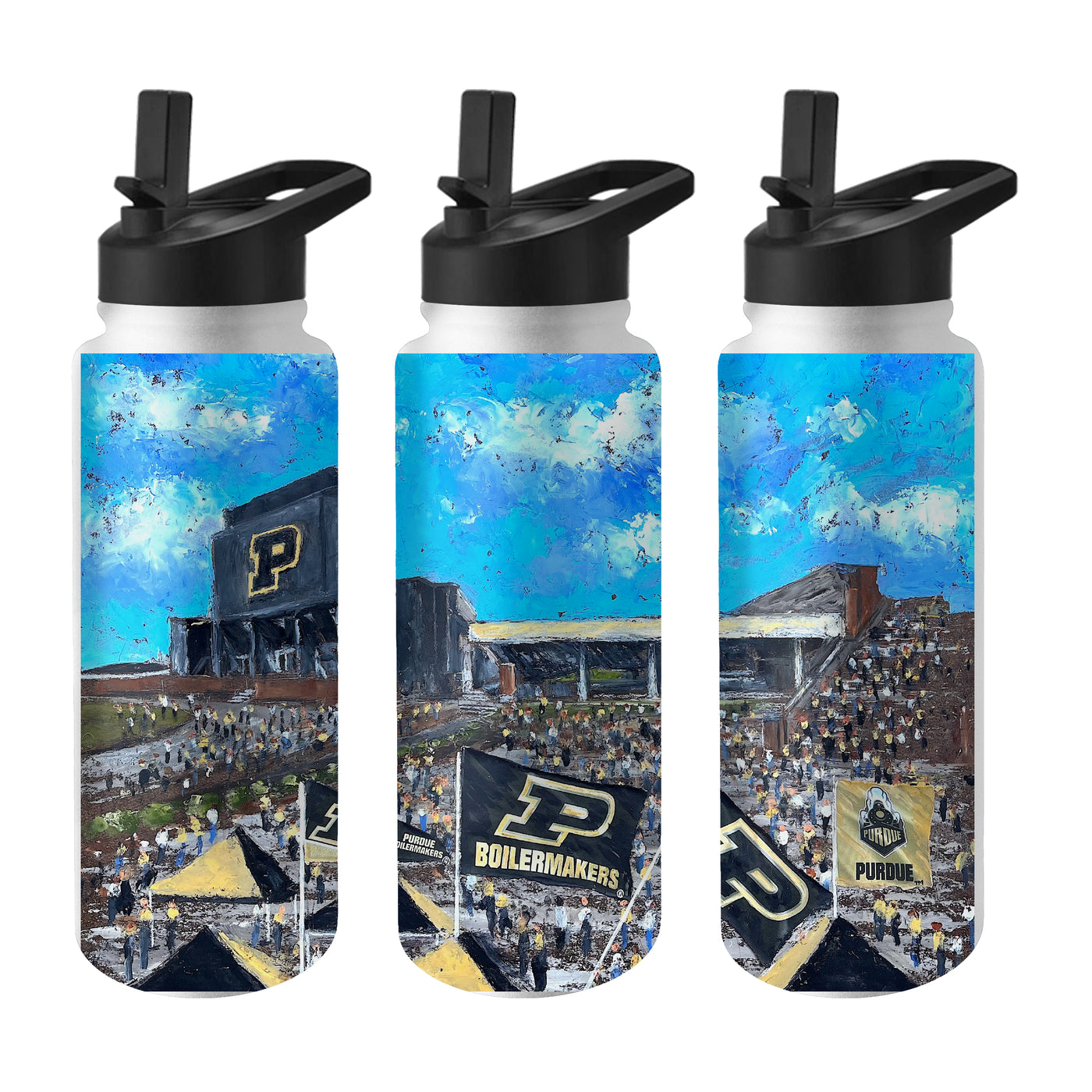 Purdue 34oz Collector Quencher Bottle