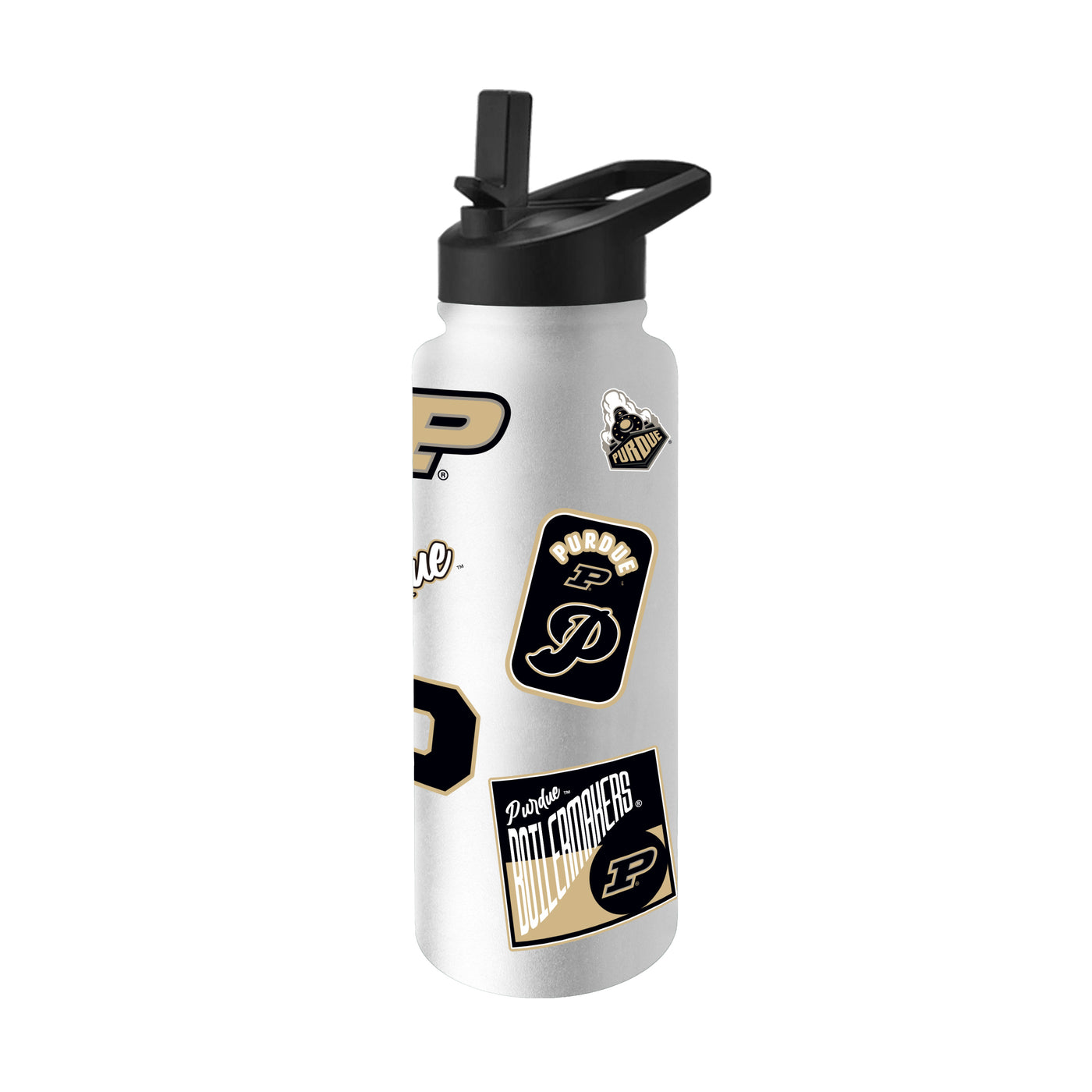 Purdue 34oz White Dreamweave Quencher Bottle