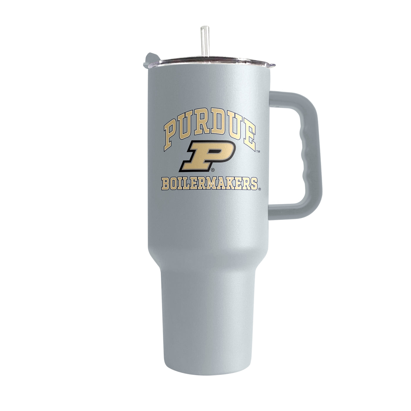 Purdue Stone 40oz Athletic Powder Coat Tumbler