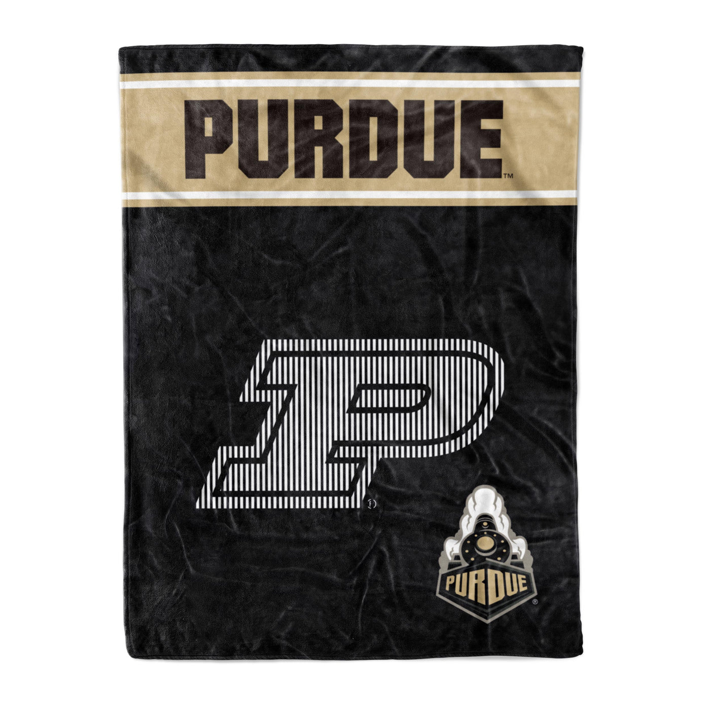 Purdue Plush Throw 60x80 - Logo Brands