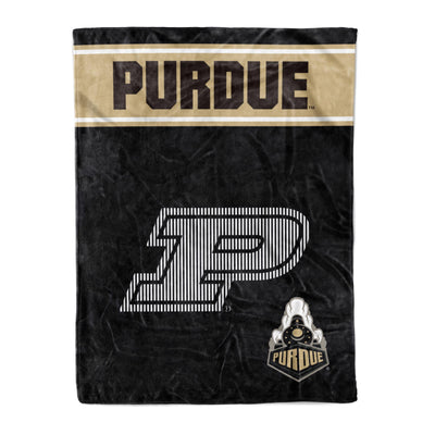 Purdue Plush Throw 60x80 - Logo Brands
