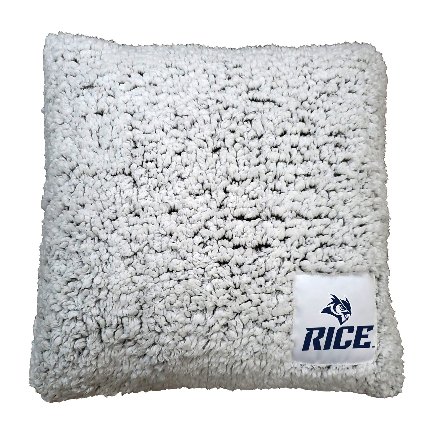 Rice Campus Colors Frosty Throw Pillow