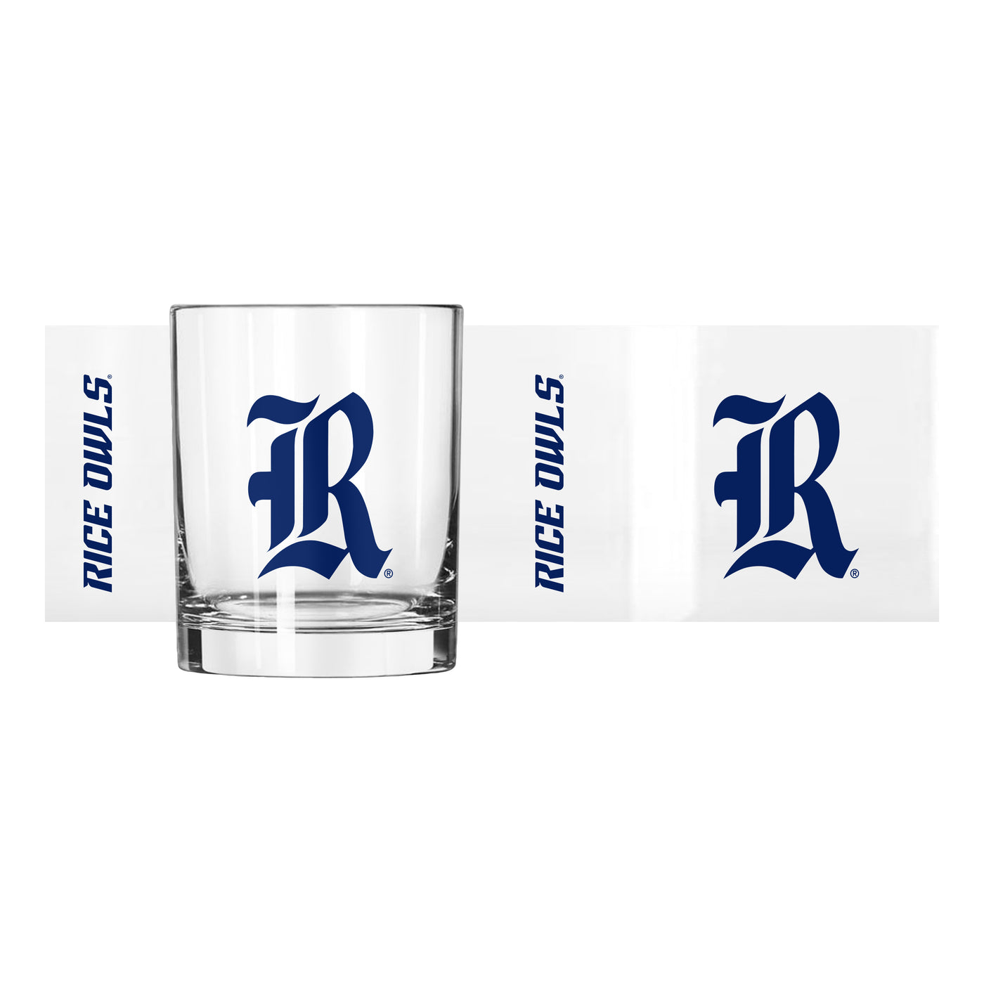 Rice 14oz Gameday Rocks Glass