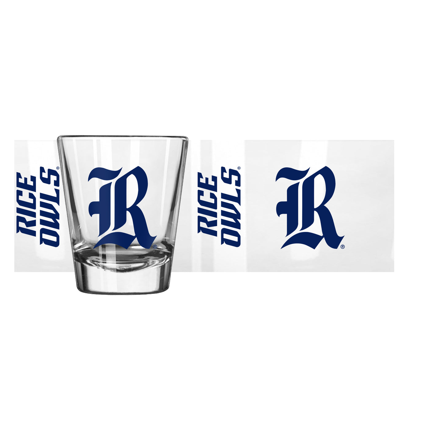 Rice 2oz Gameday Shot Glass