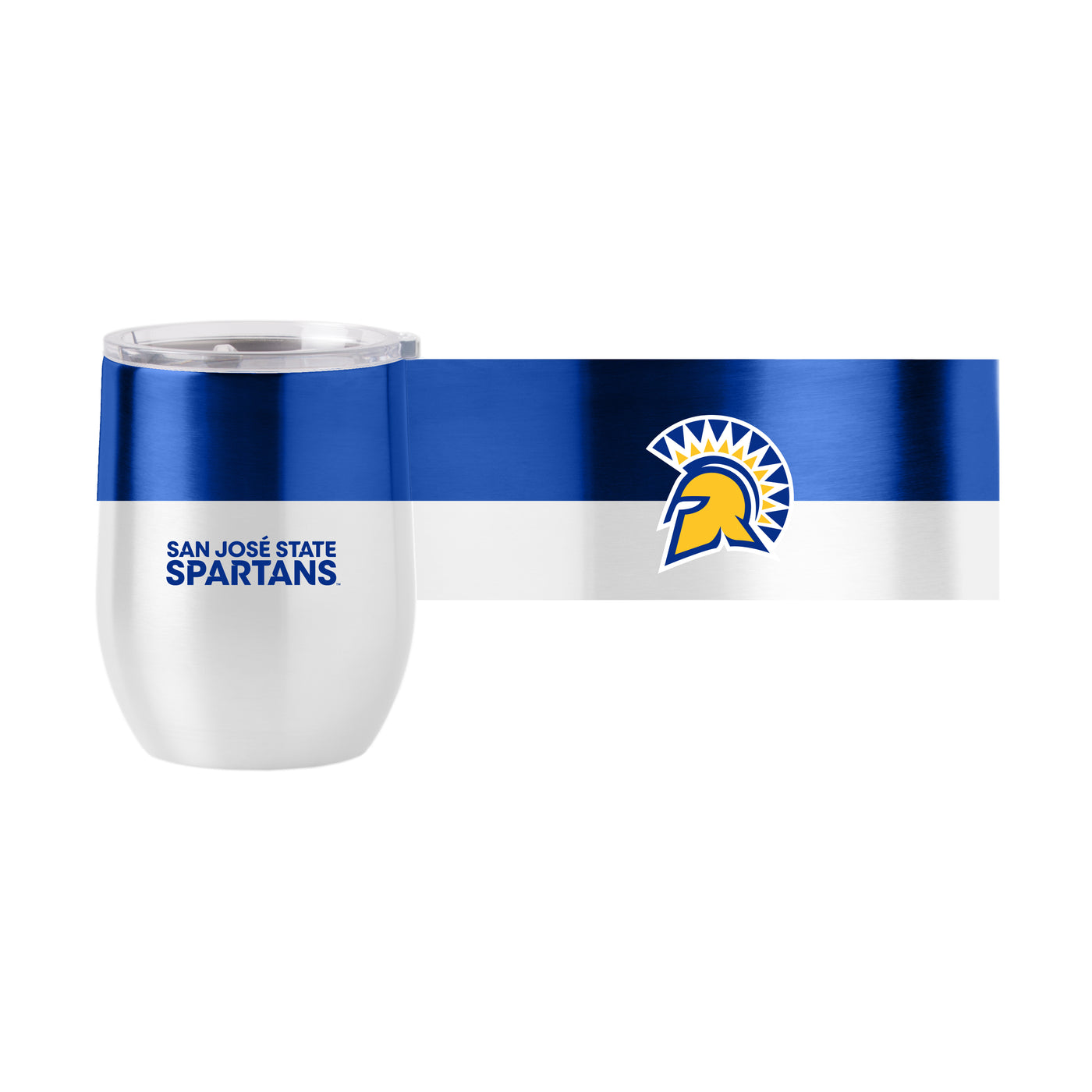 San Jose State 16oz Colorblock Stainless Curved Beverage