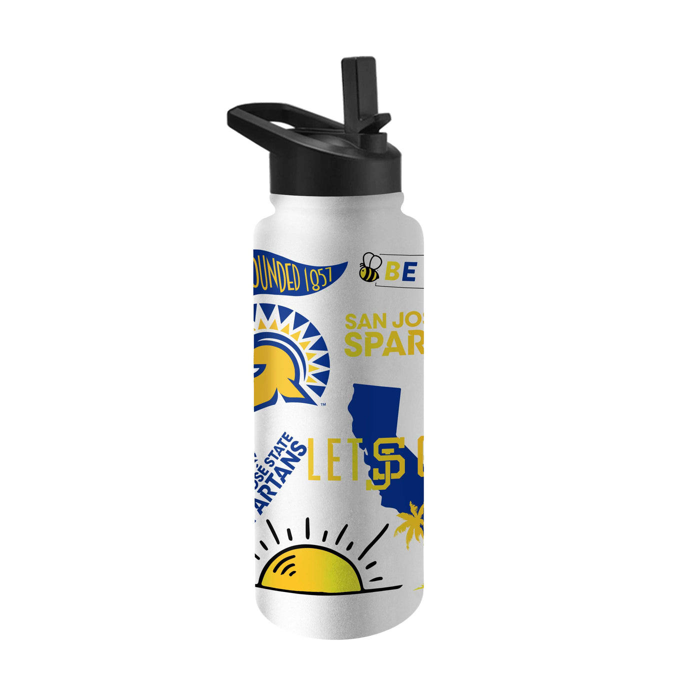 San Jose State 34oz Native Quencher Bottle