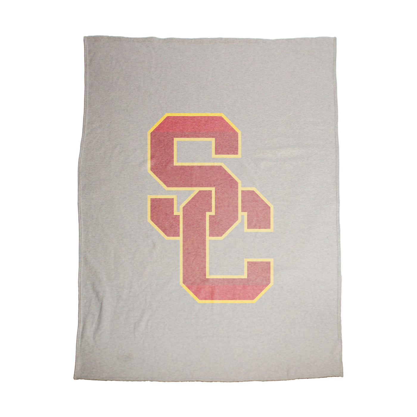 USC Oversized Logo Sublimated Sweatshirt Blanket
