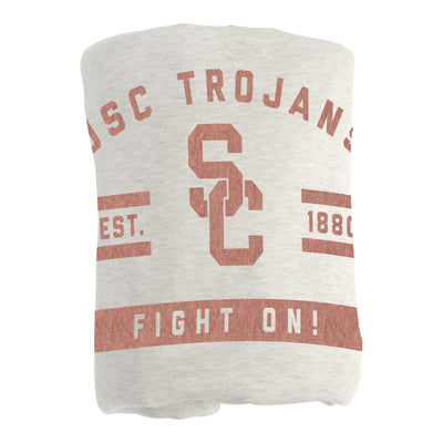 USC Sublimated Sweatshirt Blanket