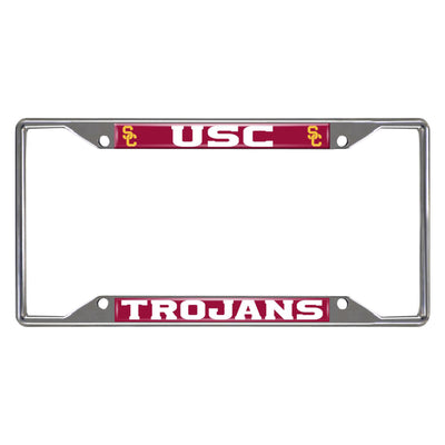 University of Southern California Chrome License Plate Frame