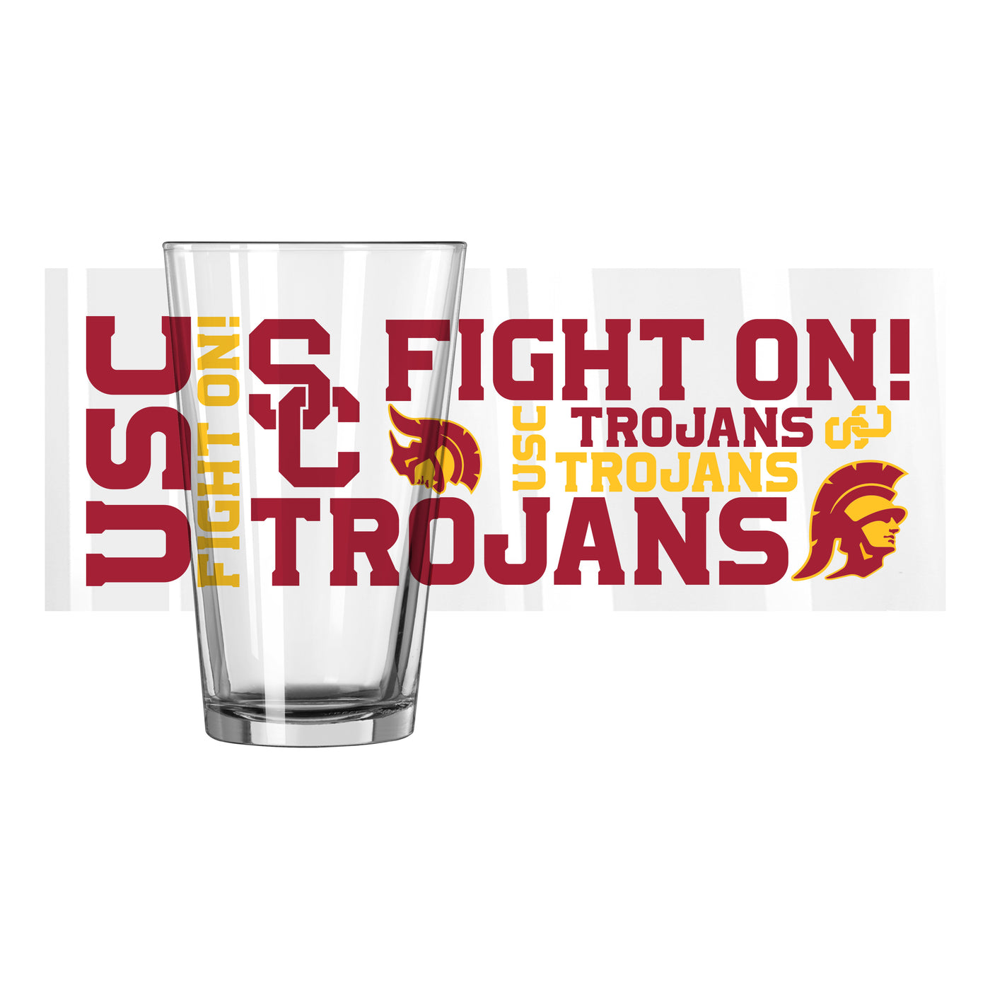 USC 16oz Spirit Pint Glass - Logo Brands