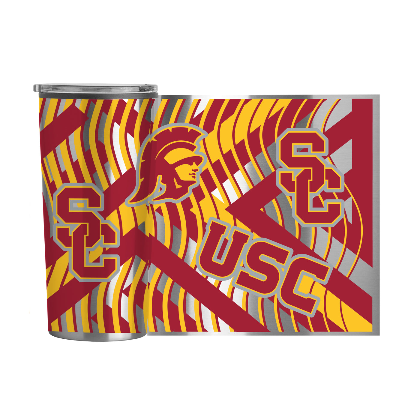 Southern Cal Flex 20oz Plastic Wall Stainless Tumbler