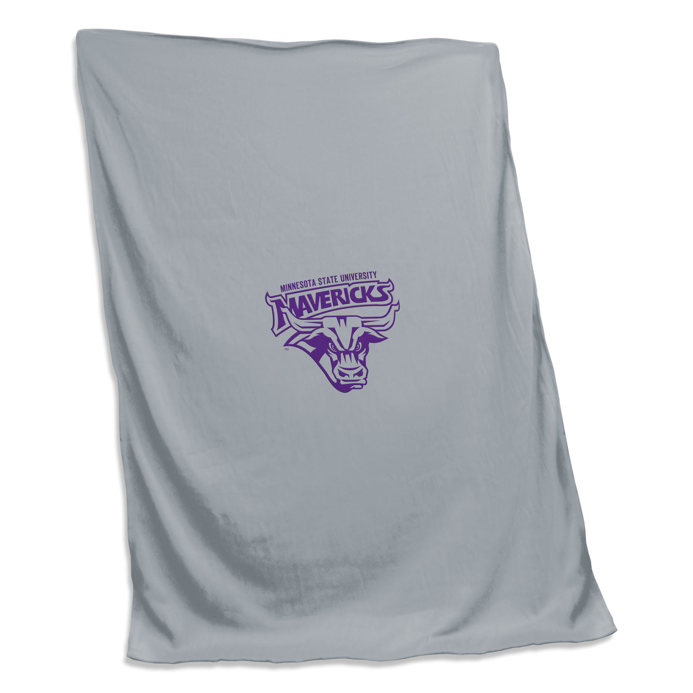 MN State Mankato Gray Sweatshirt Blanket (Screened)