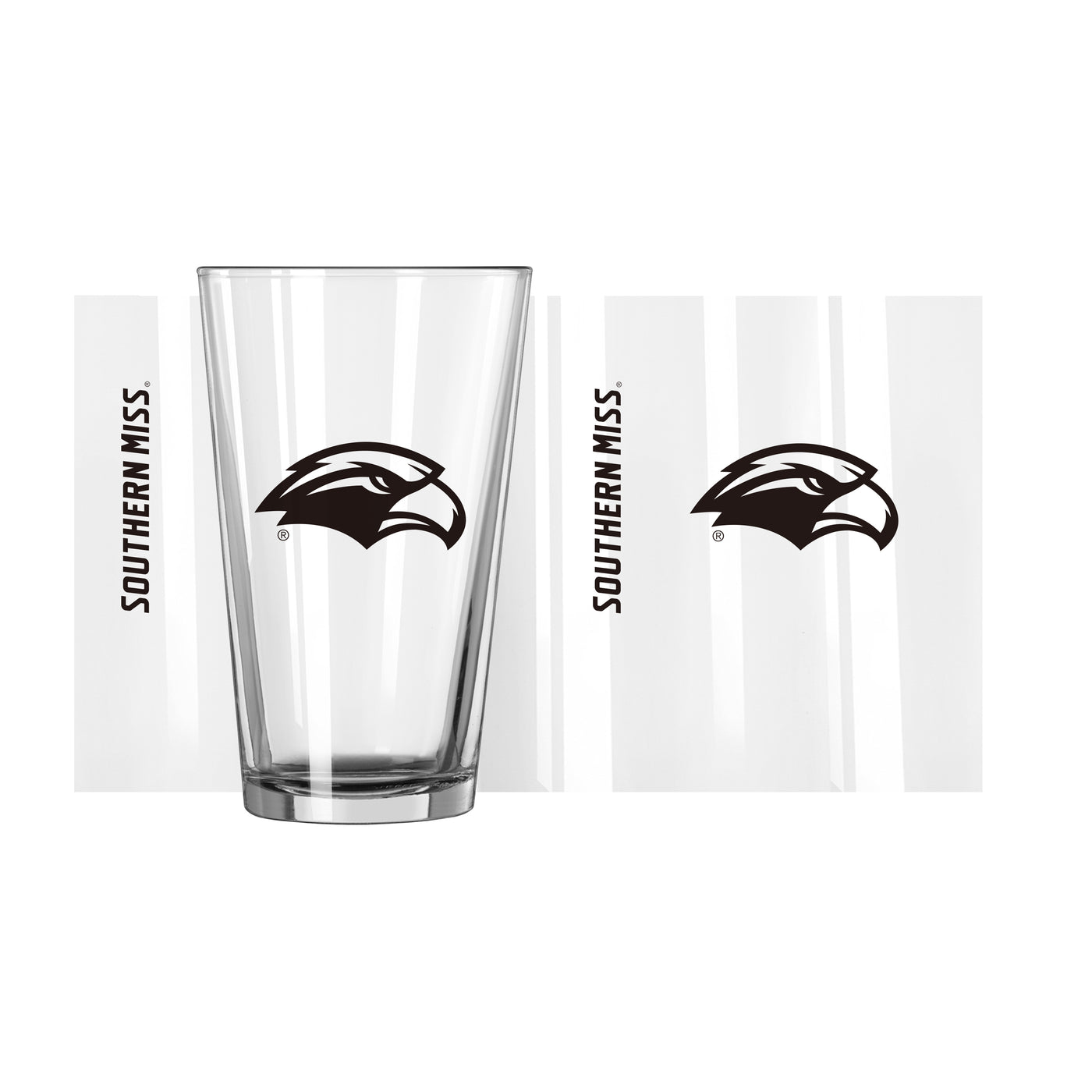 Southern Mississippi 16oz Gameday Pint Glass - Logo Brands