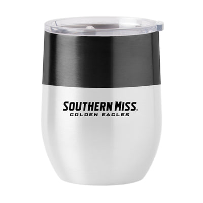 Southern Miss 16oz Colorblock Stainless Curved Beverage