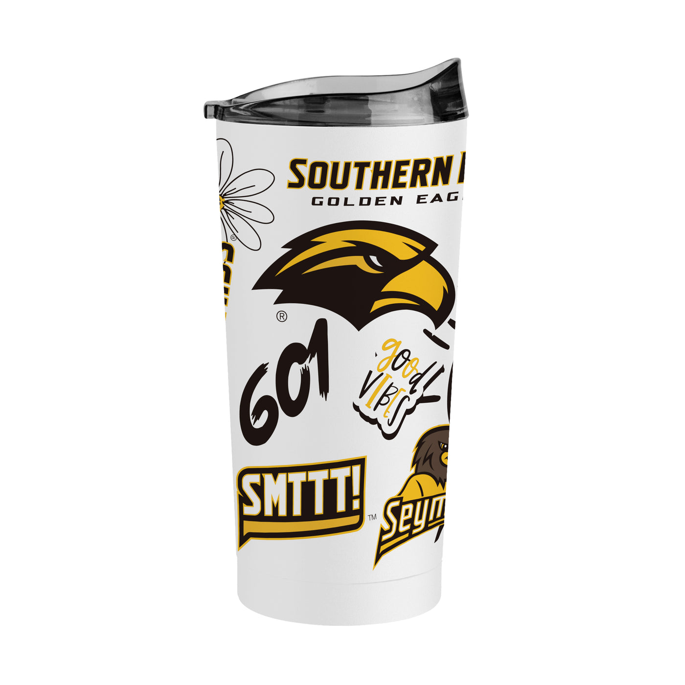 Southern Mississippi 20oz Native Powder Coat Tumbler