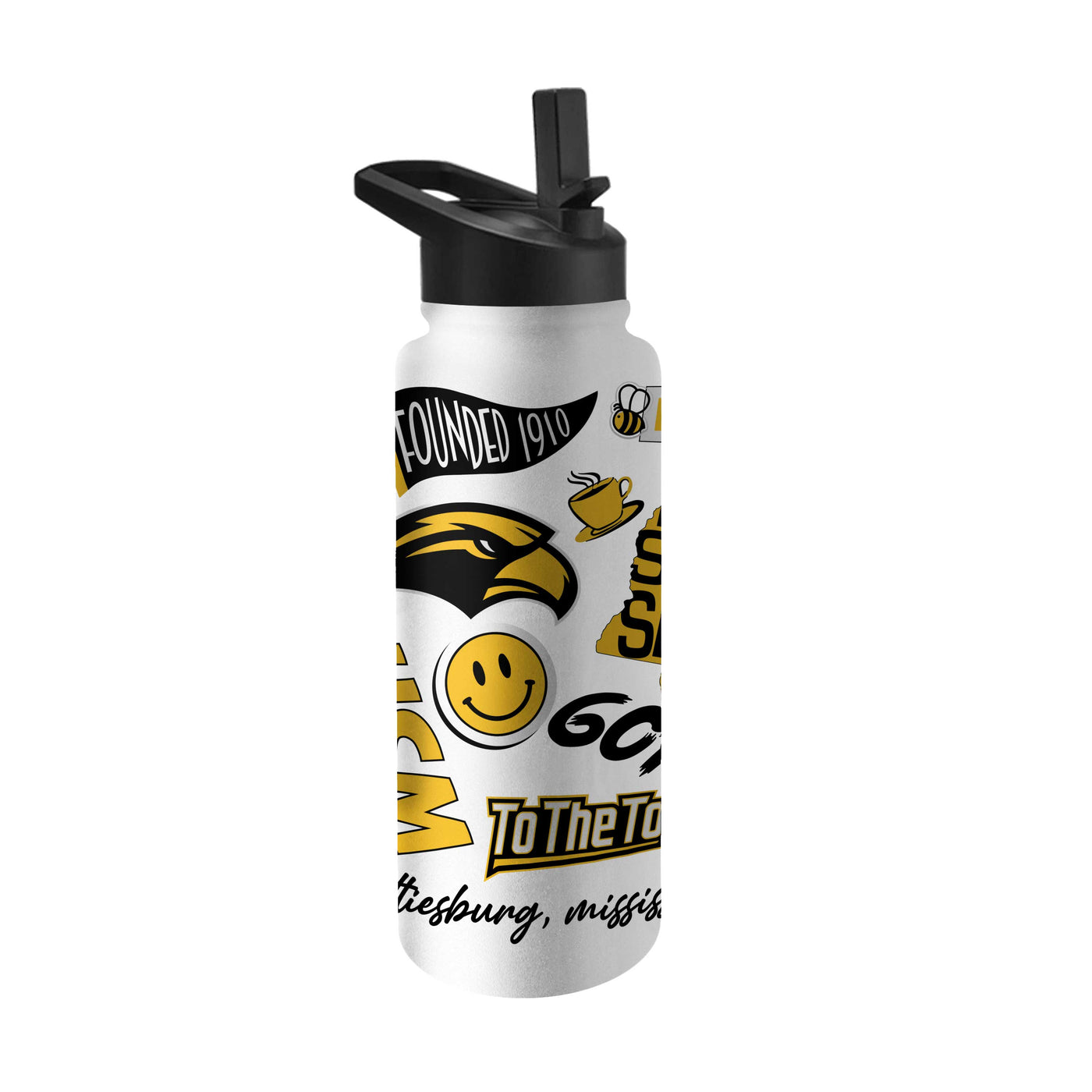 Southern Mississippi 34oz Native Quencher Bottle