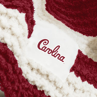 South Carolina Cable Knit Throw 50x60