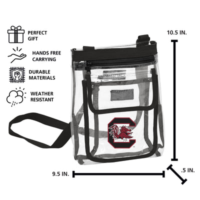 South Carolina Gameday Garnet Clear Crossbody