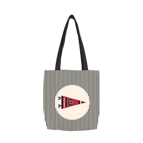 South Carolina Classic Pennant Canvas Tote bag by Logo Brands, featuring a bold team pennant design on durable canvas material.