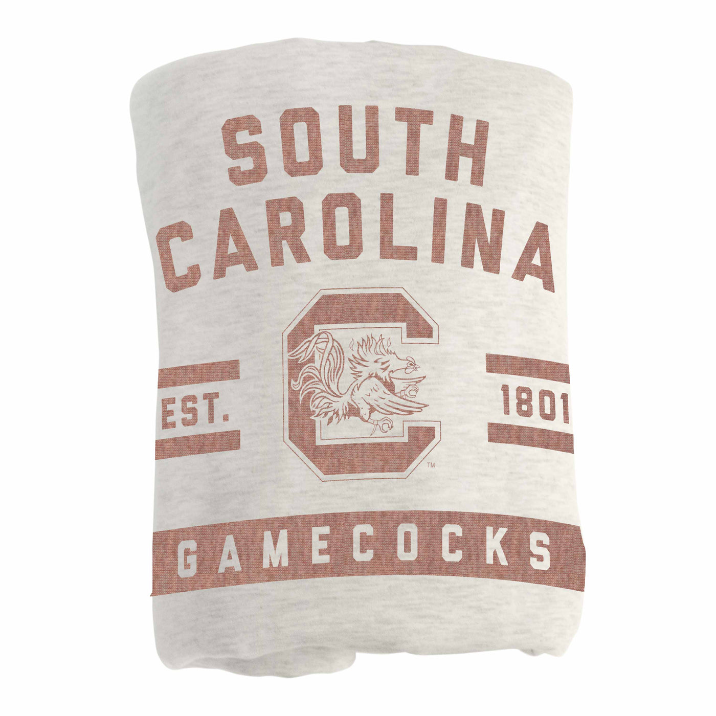 South Carolina Oatmeal Sweatshirt Blanket