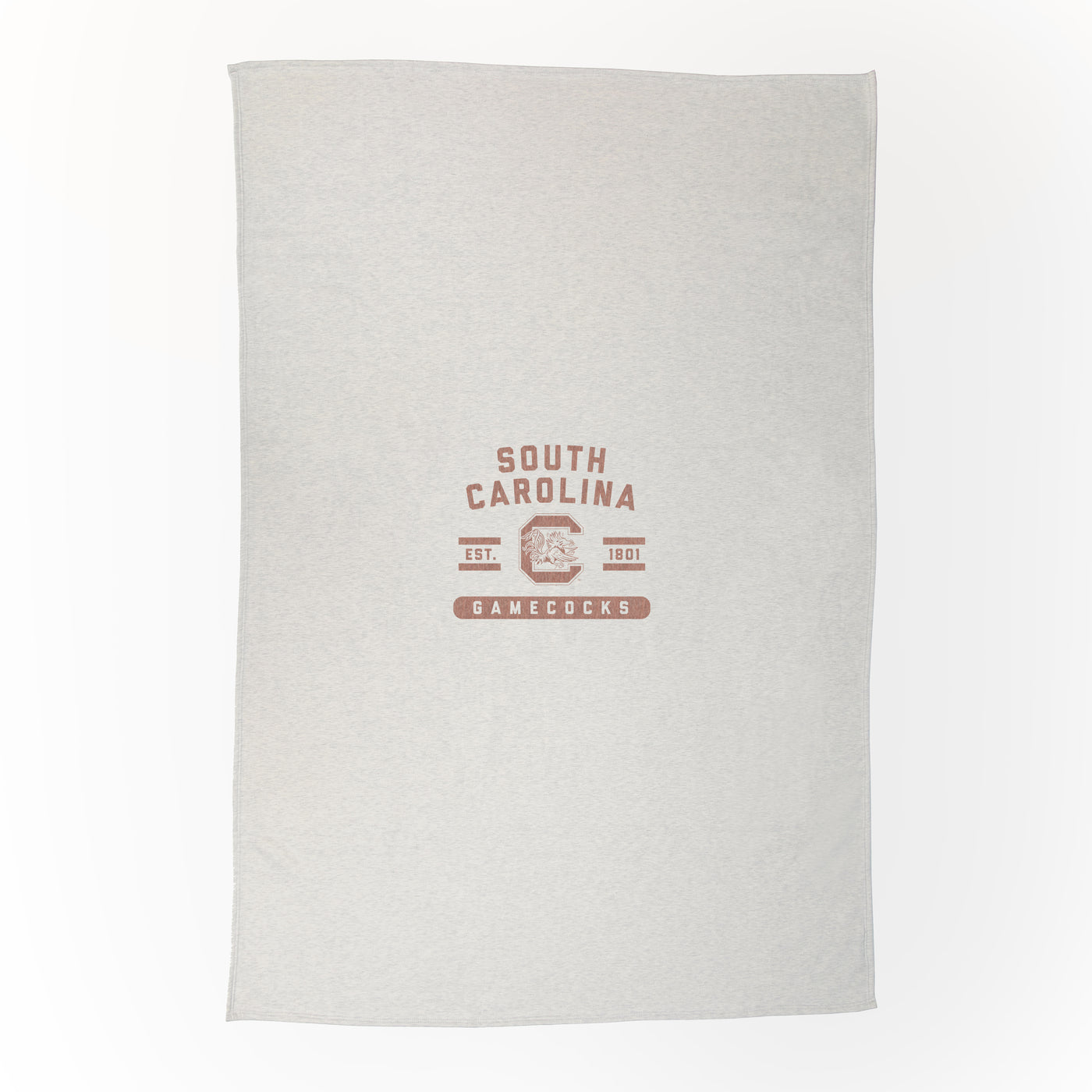 South Carolina Oatmeal Sweatshirt Blanket
