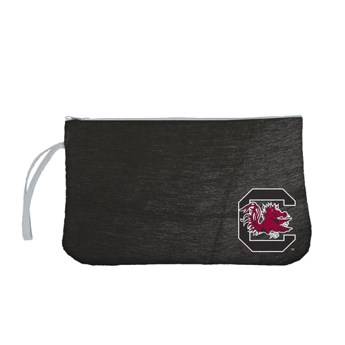 South Carolina Crosshatch Wristlet bag by Logo Brands featuring a stylish crosshatch pattern and compact design.