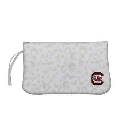 South Carolina Leopard Print Wristlet - Logo Brands