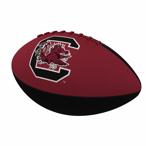 Junior size rubber football with South Carolina pinwheel design, ideal for recreational play by Logo Brands