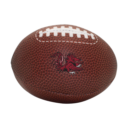 Brown South Carolina Micro Soft Football by Logo Brands, recreation foam football for casual play or practice.
