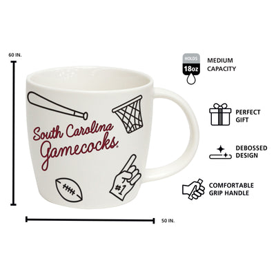 South Carolina 18oz Multi-Sport Playmaker Mug