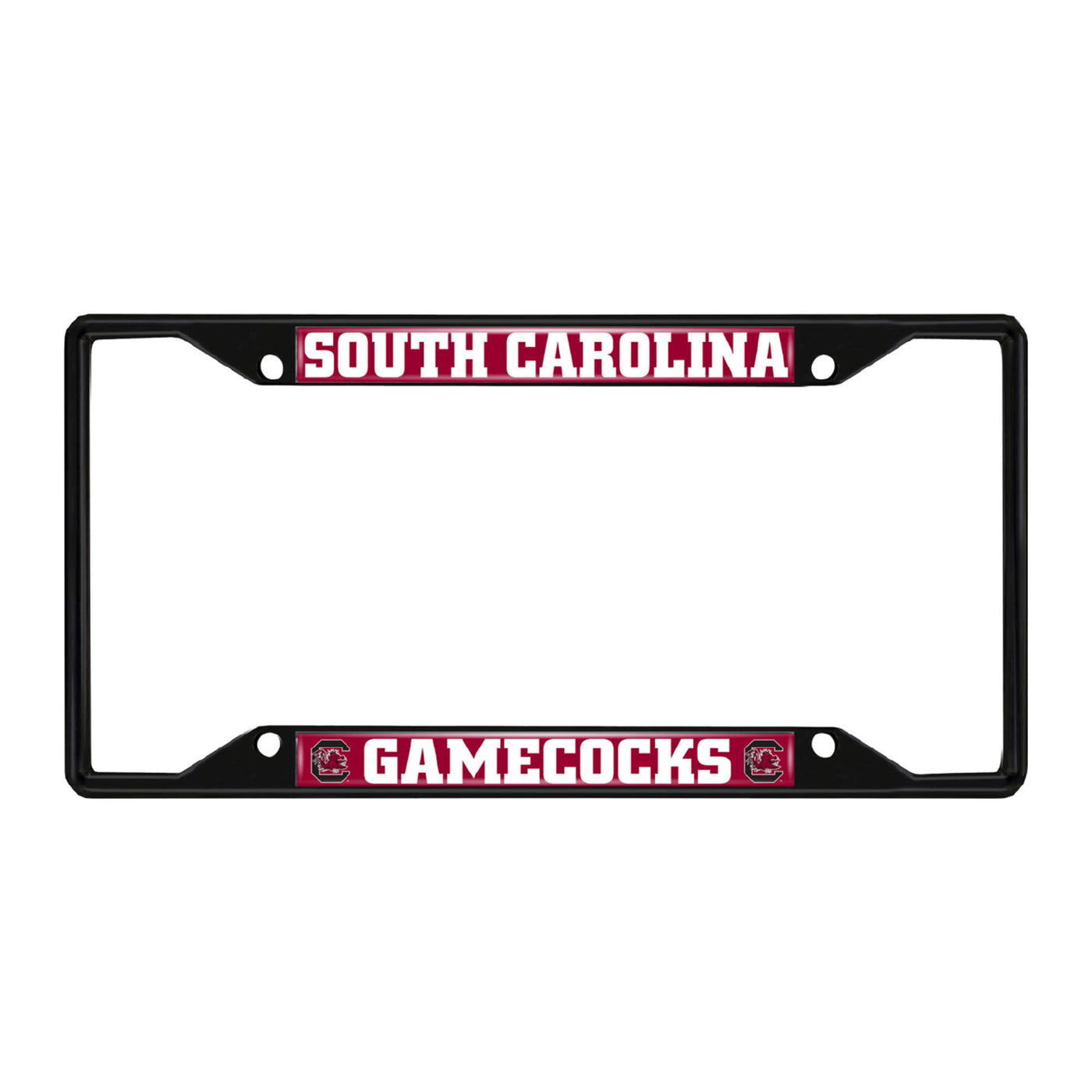 University of South Carolina Black License Plate Frame