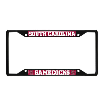 University of South Carolina Black License Plate Frame