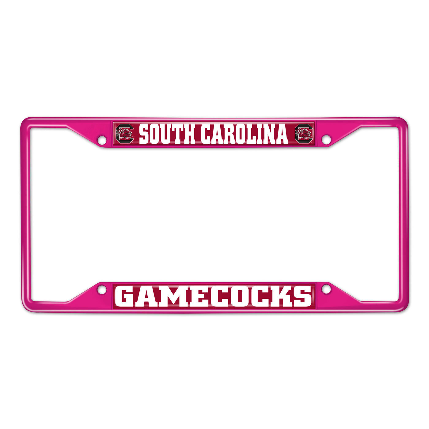University of South Carolina Pink License Plate Frame