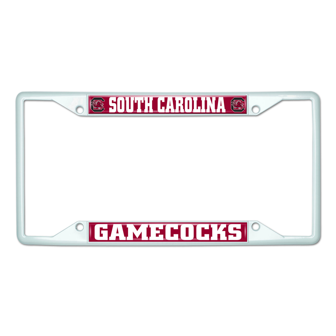South Carolina-White License Plate