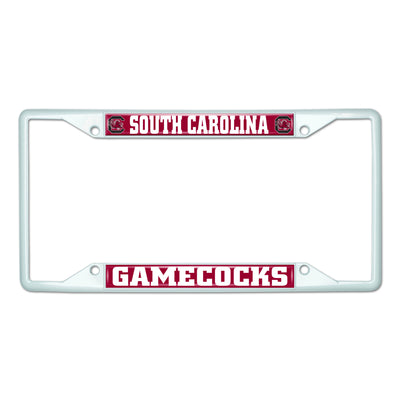 South Carolina-White License Plate