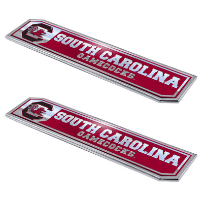 University of South Carolina Embossed Truck Emblem 2-pk