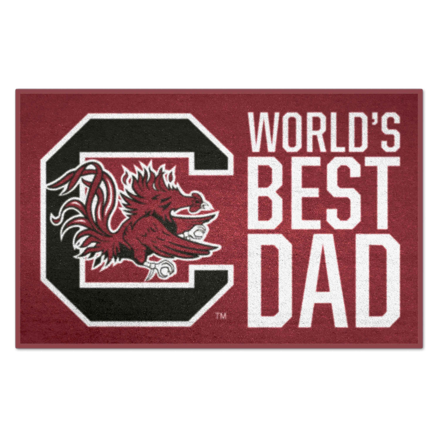 University of South Carolina Starter Mat - World's Best Dad