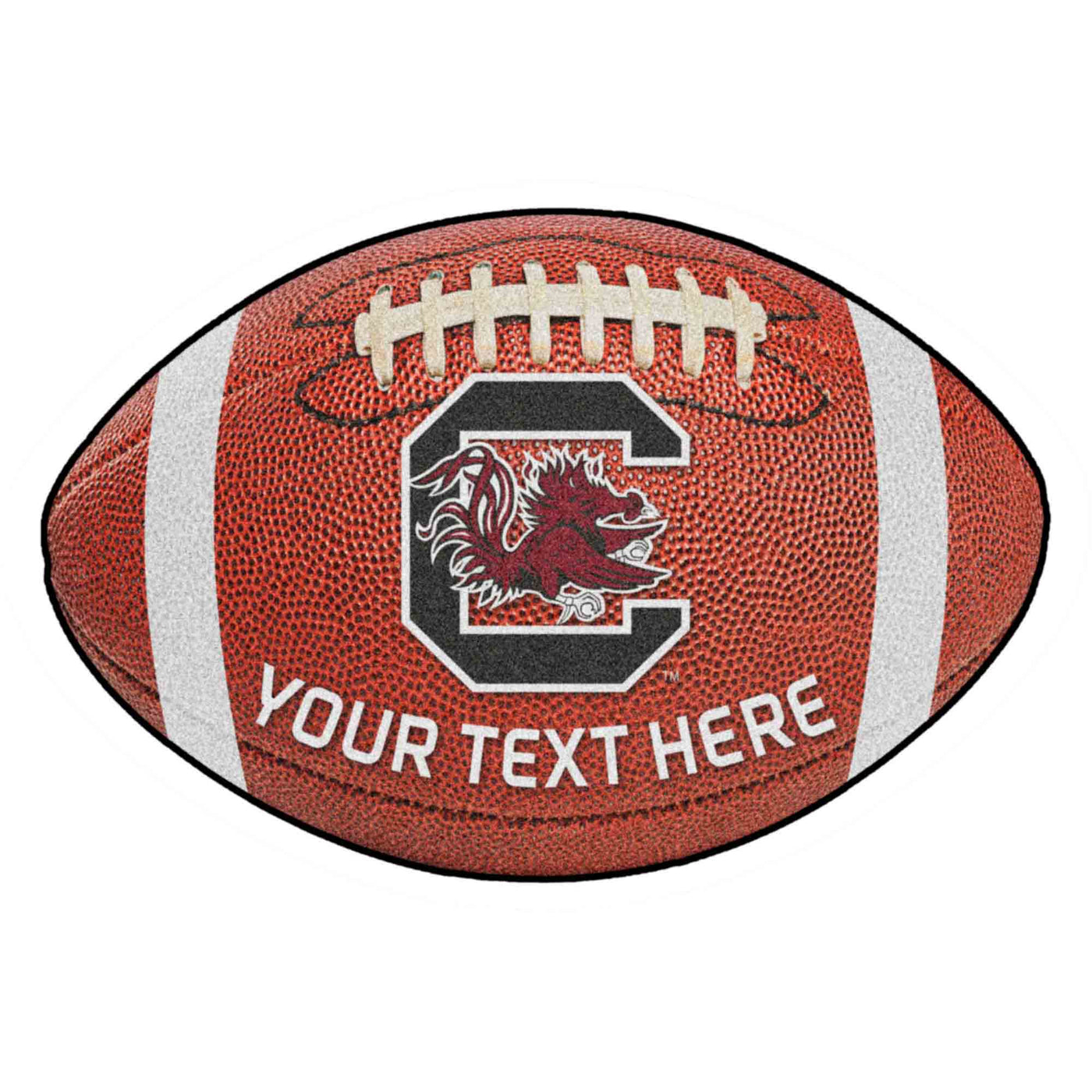 University of South Carolina Personalized Football Mat