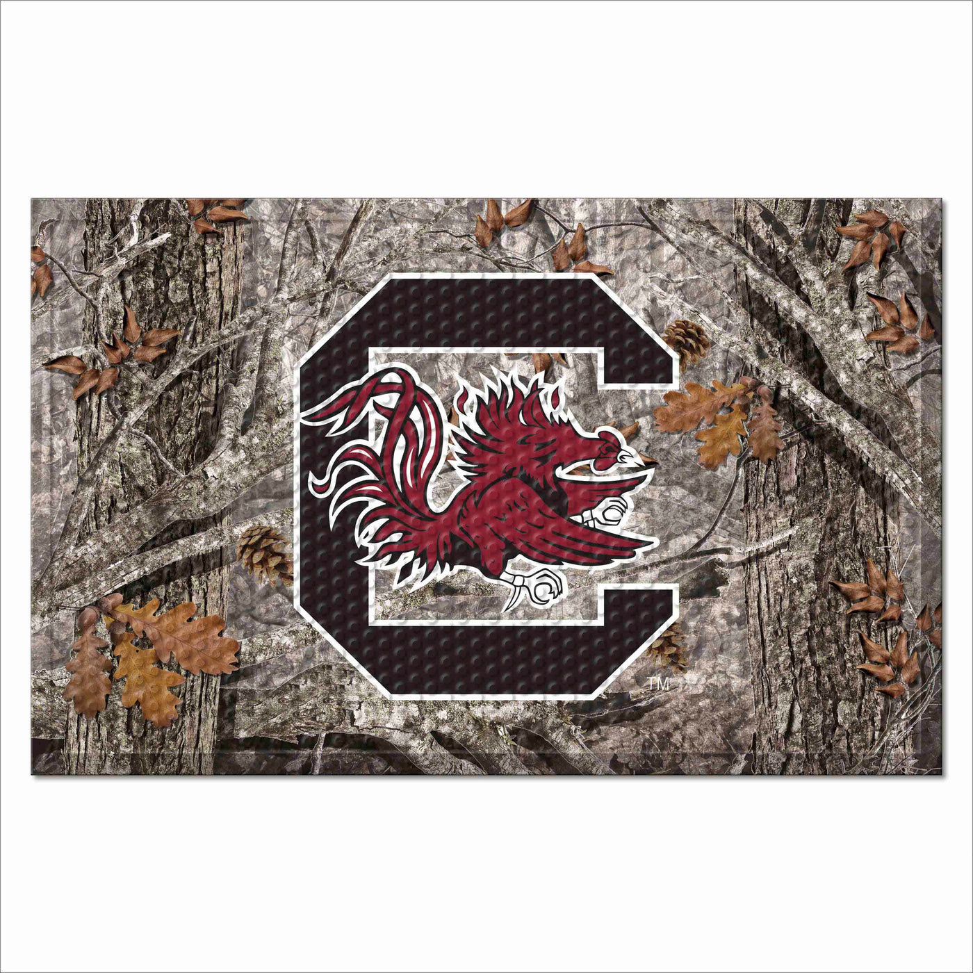 University of South Carolina Camo Scraper Mat