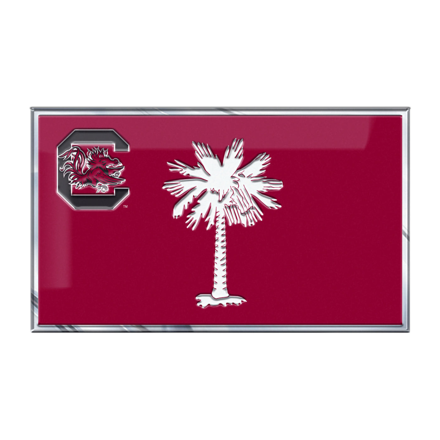 University of South Carolina Embossed State Flag Emblem