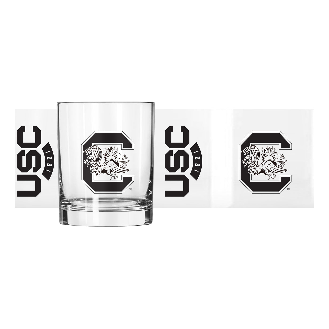 South Carolina 14oz Gameday Rocks Glass