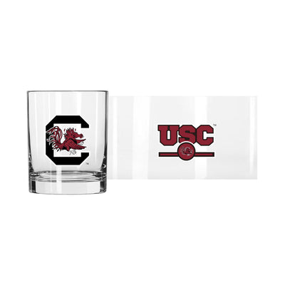 South Carolina 14oz Letterman Rocks Glass