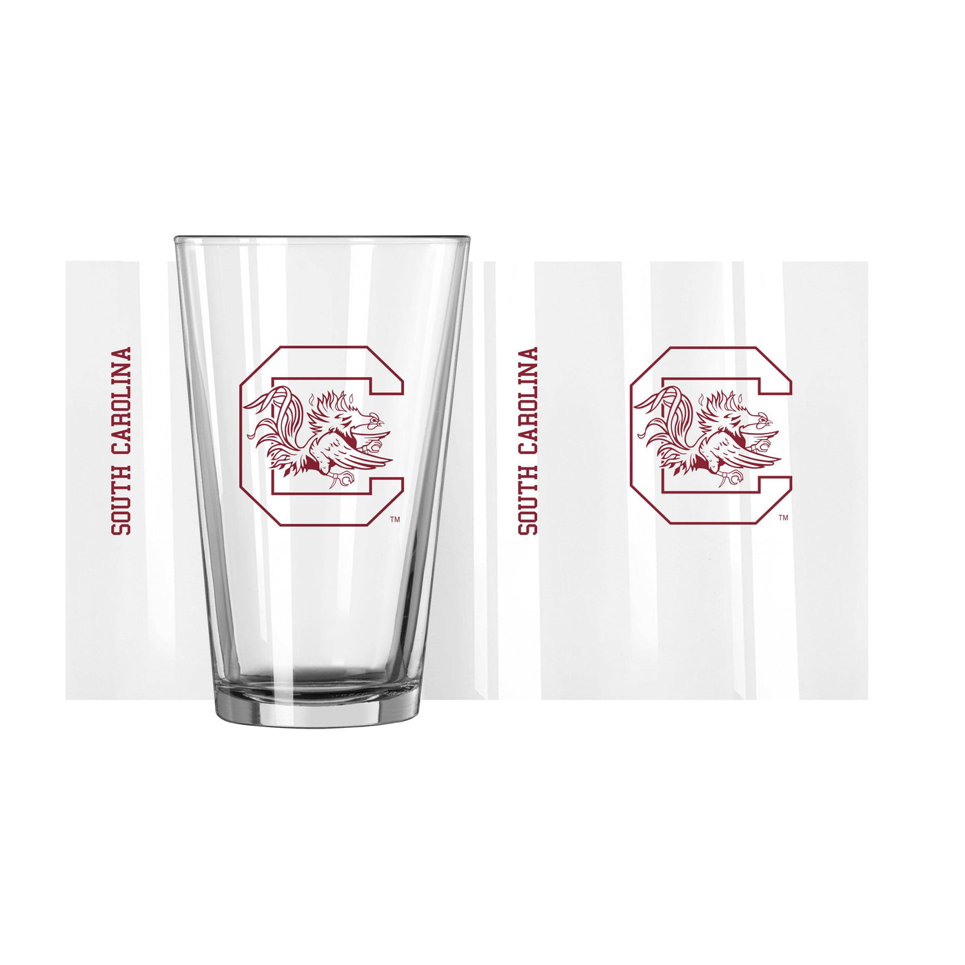 South Carolina 16oz Gameday Pint Glass - Logo Brands