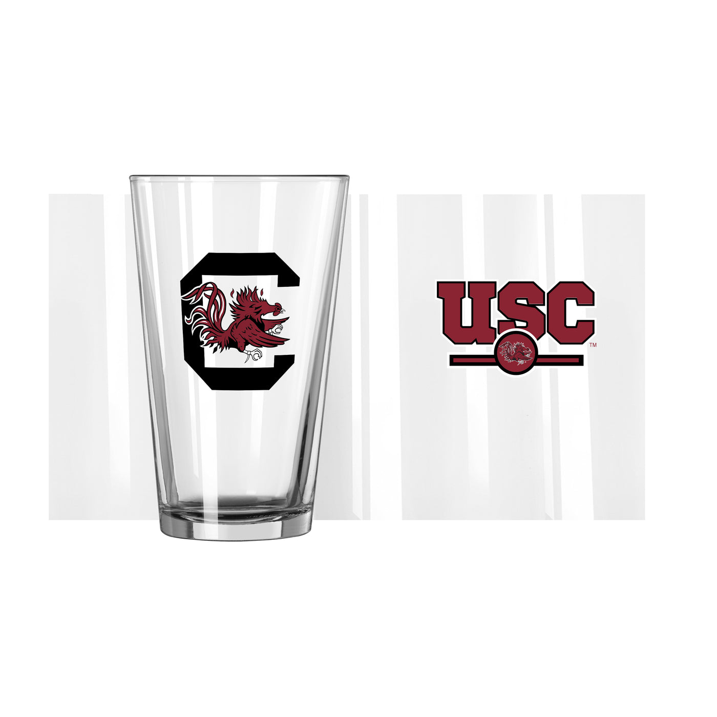 South Carolina 16oz Letterman Pint Glass