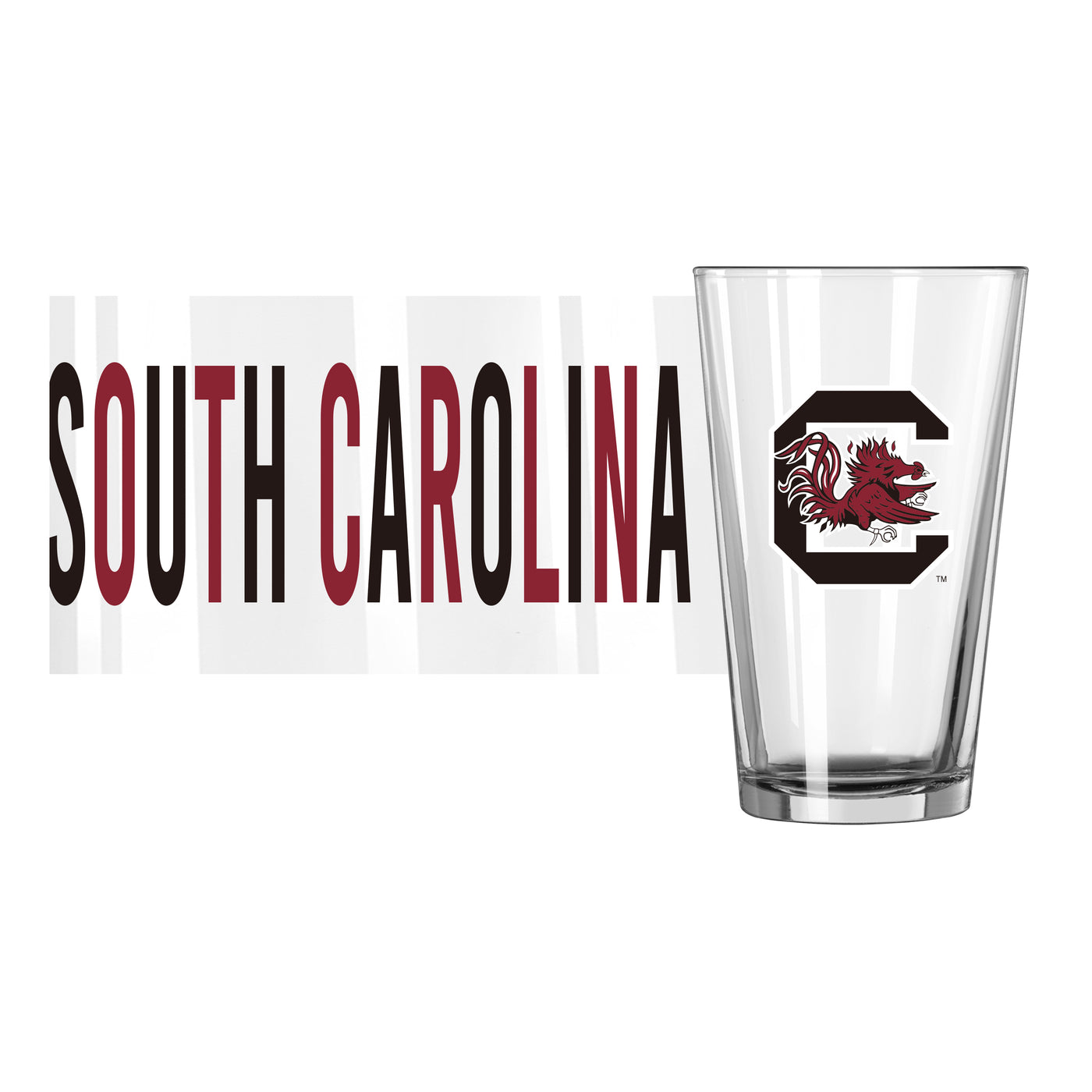 South Carolina 16oz Overtime Pint Glass